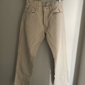 Levi’s 501 vintage cream jean